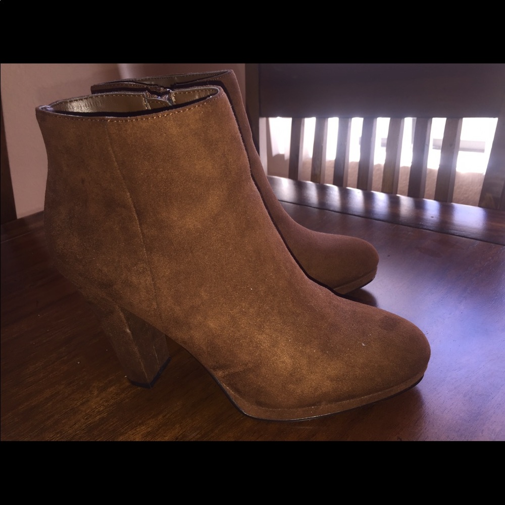 Brown booties